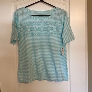 Talbots NWT spring tee shirt -Small